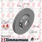 Zimmermann Brake Disc - Standard/Coated, 150346920 150346920 - alternate 1